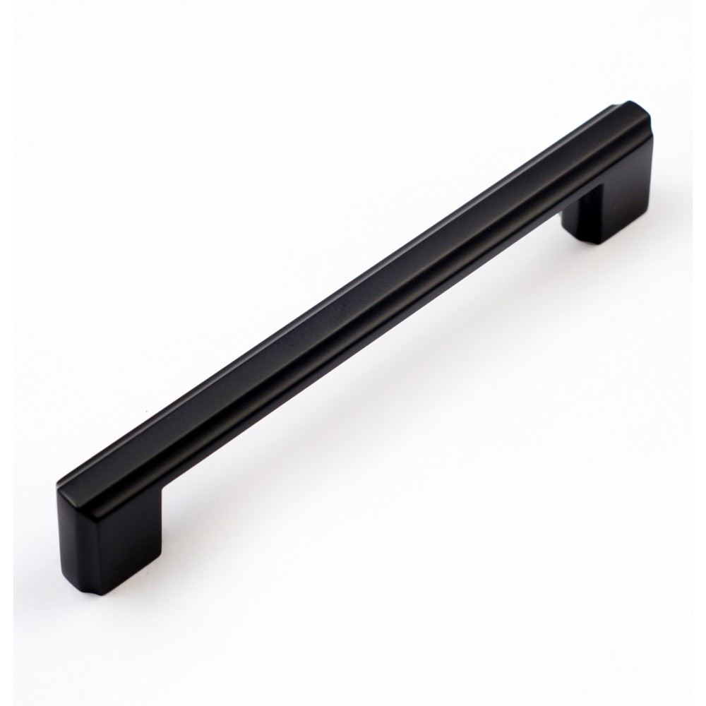 P83613BLK Flat Black Coated Finish Kitchen Cabinet Pull