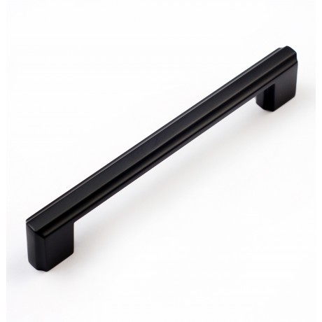 P83613BLK Flat Black Coated Finish Kitchen Cabinet Pull