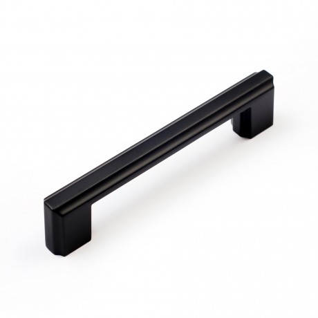 P83613BLK Flat Black Coated Finish Kitchen Cabinet Pull