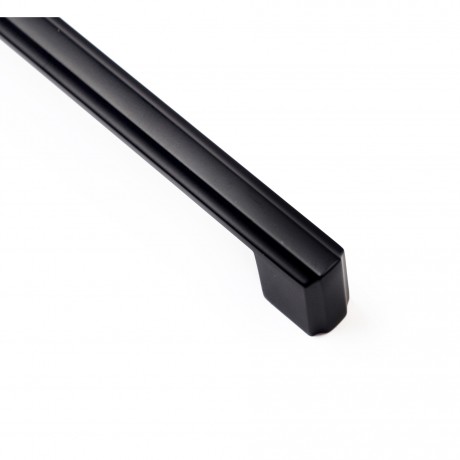 P83613BLK Flat Black Coated Finish Kitchen Cabinet Pull