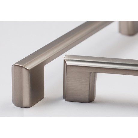 P83613MSN Slightly Brushed Matt Satin Nickel Style Kitchen Cabinet Knob Pull Closet Wood Door Knob Cabinet Door Decoration Hardware Home Decor Furniture Handle Knob Drawer Knob Cupboard Knob