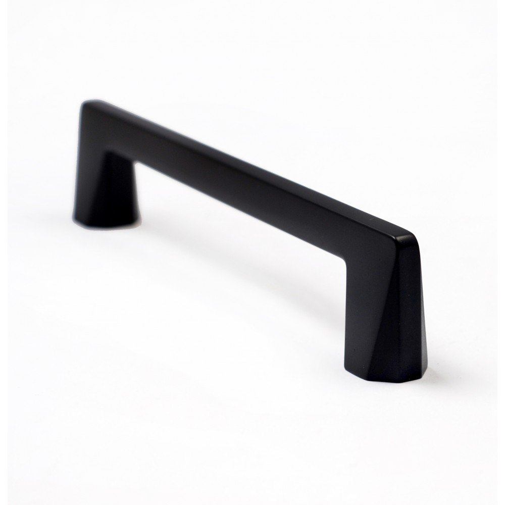 P83973BLK Flat Black Finish Powder Coated Style Kitchen Cabinet Knob Pull Closet Wood Door Knob Cabinet Door Decoration Hardware Home Decor Furniture Handle Knob Drawer Knob Cupboard Knob
