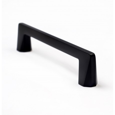 P83973BLK Flat Black Finish Powder Coated Style Kitchen Cabinet Knob Pull Closet Wood Door Knob Cabinet Door Decoration Hardware Home Decor Furniture Handle Knob Drawer Knob Cupboard Knob