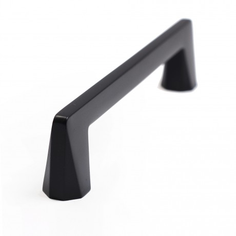 P83973BLK Flat Black Finish Powder Coated Style Kitchen Cabinet Knob Pull Closet Wood Door Knob Cabinet Door Decoration Hardware Home Decor Furniture Handle Knob Drawer Knob Cupboard Knob