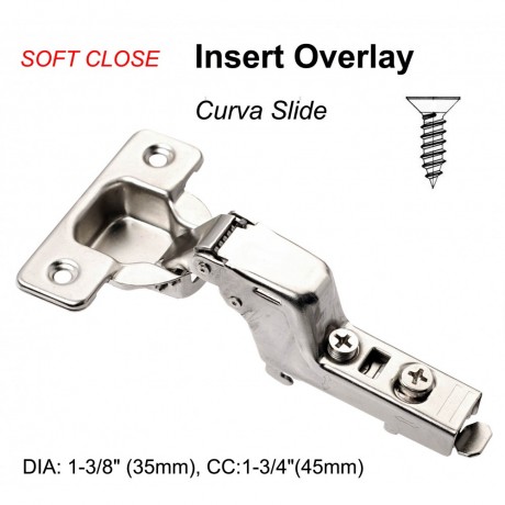CABINET HINGE SOFT-CLOSE A1901 A1903 A1906
