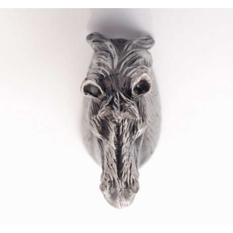 PA002 Novelty Handmade Solid Pewter  Finely Sculpted Statuary Pull and Knob of  Forest & Animal Theme.