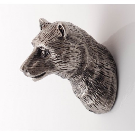 PA005 Novelty Handmade Solid Pewter  Finely Sculpted Statuary Pull and Knob of Wildlife Theme.