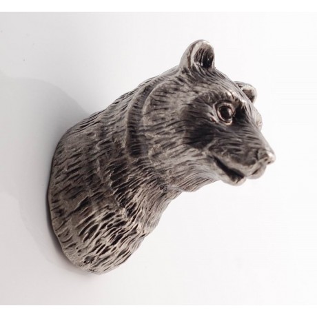 PA005 Novelty Handmade Solid Pewter  Finely Sculpted Statuary Pull and Knob of Wildlife Theme.