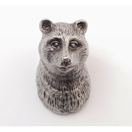 PA005 Novelty Handmade Solid Pewter  Finely Sculpted Statuary Pull and Knob of Wildlife Theme.