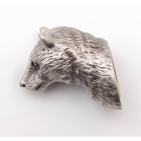 PA005 Novelty Handmade Solid Pewter  Finely Sculpted Statuary Pull and Knob of Wildlife Theme.