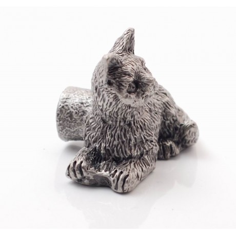 PA021 Novelty Handmade Solid Pewter Finely Sculpted Statuary Pull And Knob Of Animals Theme