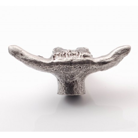 PA063 Novelty Handmade Solid Pewter Finely Sculpted Statuary Pull And Knob Of Wildlife Theme