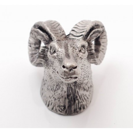 PA064 Novelty Handmade Solid Pewter Finely Sculpted Statuary Pull And Knob Of Wildlife Theme