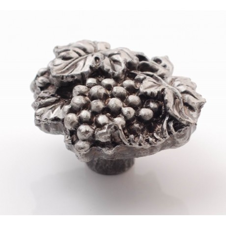 PP006 Novelty Handmade Solid Pewter Finely Sculpted Statuary Pull And Knob Of Orchard Theme.