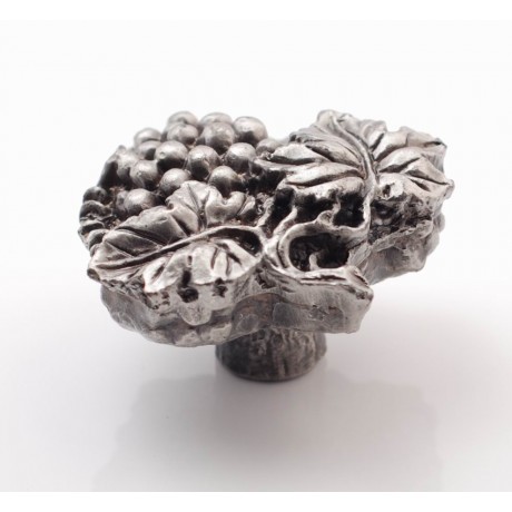 PP006 Novelty Handmade Solid Pewter Finely Sculpted Statuary Pull And Knob Of Orchard Theme.