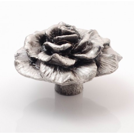 PP062 Novelty Handmade Solid Pewter Finely Sculpted Statuary Pull And Knob Of Gardens Theme.