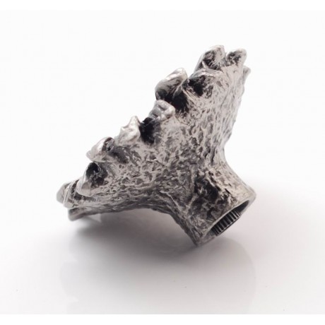 PP063 Novelty Handmade Solid Pewter Finely Sculpted Statuary Pull And Knob Of Gardens Theme.
