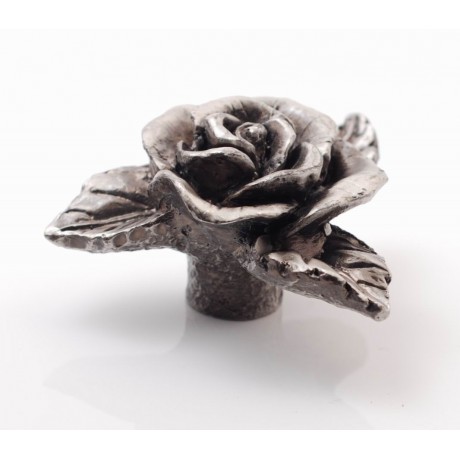 PP065 Novelty Handmade Solid Pewter Finely Sculpted Statuary Pull And Knob Of Gardens Theme.