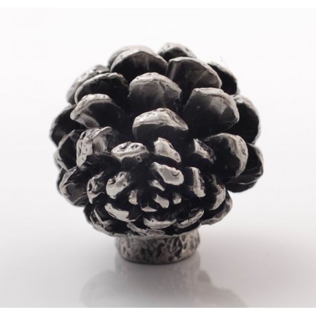 PP066 Novelty Handmade Solid Pewter Finely Sculpted Statuary Pull And Knob Of Gardens Theme.