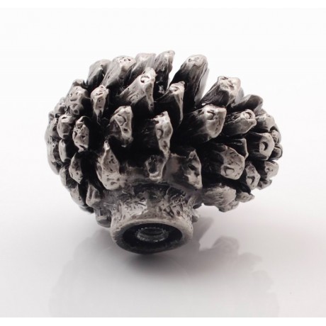 PP066 Novelty Handmade Solid Pewter Finely Sculpted Statuary Pull And Knob Of Gardens Theme.