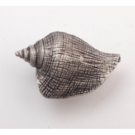 PS005 Novelty Handmade Solid Pewter Finely Sculpted Statuary Pull And Knob Of Sea Theme.