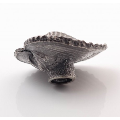 PS016 Novelty Handmade Solid Pewter Finely Sculpted Statuary Pull And Knob Of Sea Theme.