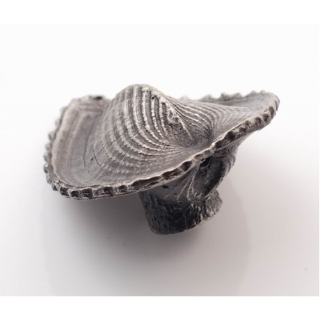 PS016 Novelty Handmade Solid Pewter Finely Sculpted Statuary Pull And Knob Of Sea Theme.