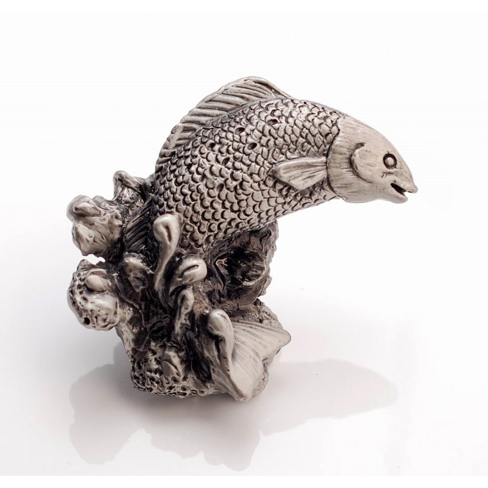 PS022 Novelty Handmade Solid Pewter Finely Sculpted Statuary Pull And Knob Of Sea Theme.