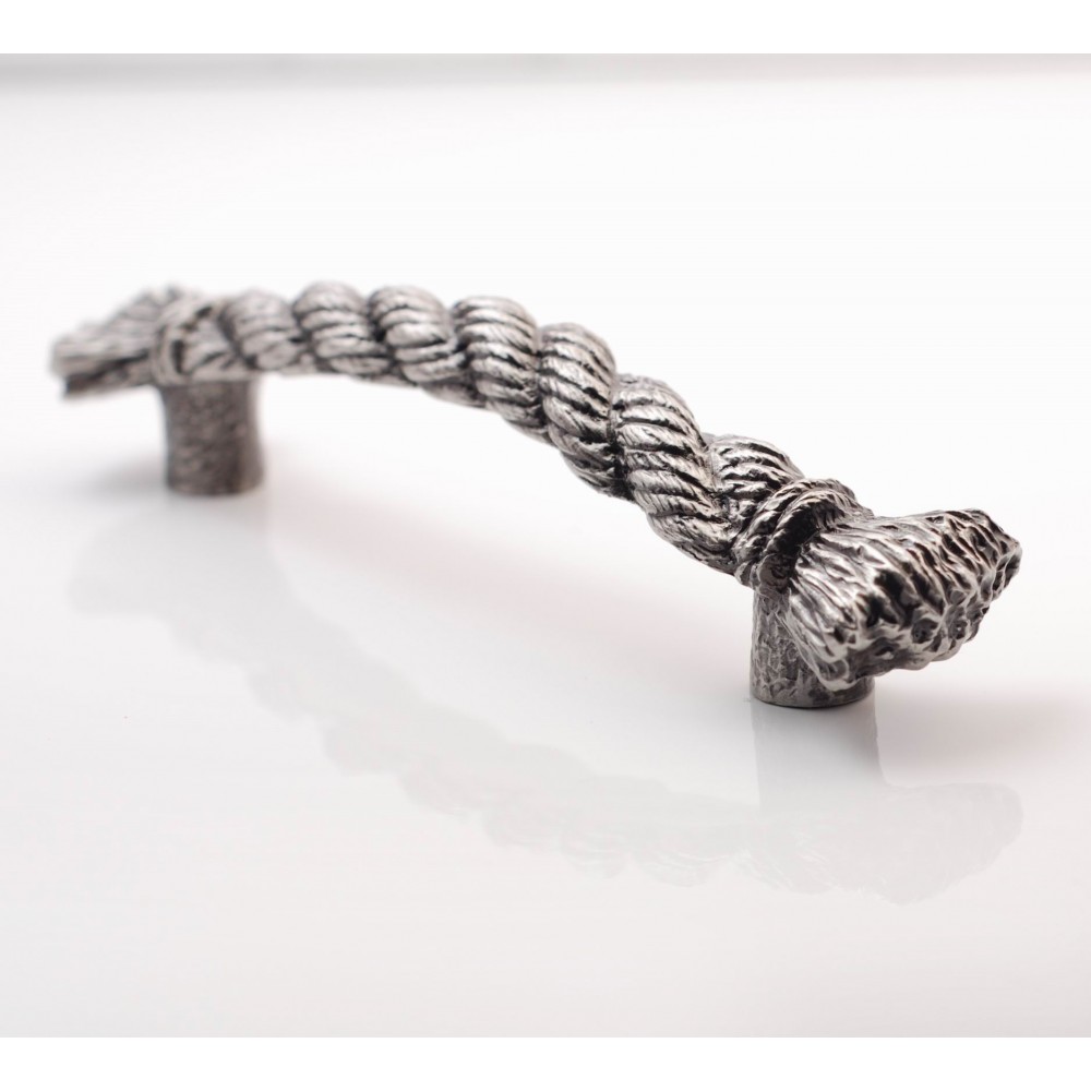 XP014 Novelty Handmade Solid Pewter Finely Sculpted Statuary Pull And Knob Of Hand Knitting Theme.