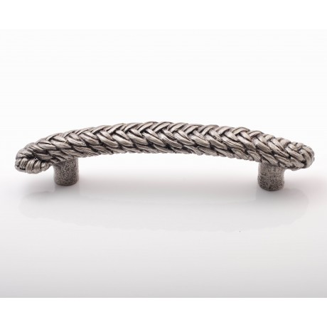 XP019 Novelty Handmade Solid Pewter Finely Sculpted Statuary Pull And Knob Of Hand Knitting Theme.