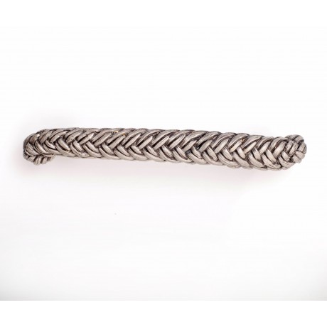 XP019 Novelty Handmade Solid Pewter Finely Sculpted Statuary Pull And Knob Of Hand Knitting Theme.