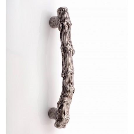 XP033 Novelty Handmade Solid Pewter Finely Sculpted Statuary Pull And Knob Of Gardens Theme.