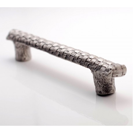 XP071 Novelty Handmade Solid Pewter Finely Sculpted Statuary Pull And Knob Of Hand Knitting Theme.