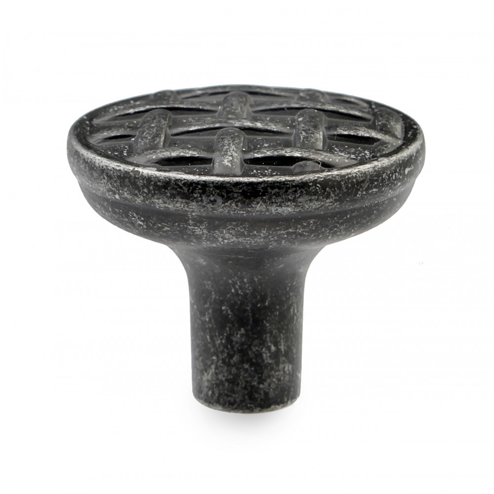  N88688/33IG 1-1/4"inch (33mm) Beautiful Vintage Weathered Iron Gray Kitchen Cabinet Knob Closet Wood Door Knob handle Cabinet Door Decorative Hardware Home Decor Furniture Pull Drawer Knob Cupboard Pull