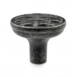  N88688/33IG 1-1/4"inch (33mm) Beautiful Vintage Weathered Iron Gray Kitchen Cabinet Knob Closet Wood Door Knob handle Cabinet Door Decorative Hardware Home Decor Furniture Pull Drawer Knob Cupboard Pull