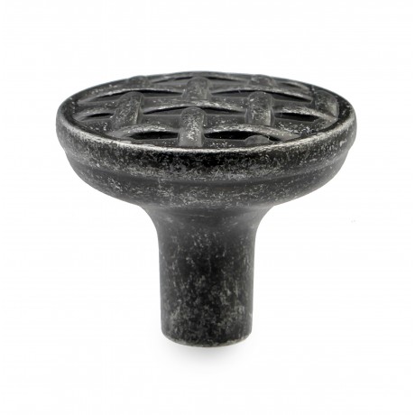  N88688/33IG 1-1/4"inch (33mm) Beautiful Vintage Weathered Iron Gray Kitchen Cabinet Knob Closet Wood Door Knob handle Cabinet Door Decorative Hardware Home Decor Furniture Pull Drawer Knob Cupboard Pull