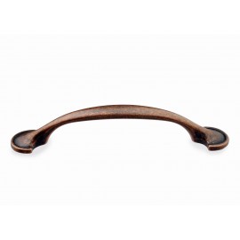  P88433/96AC 3-3/4" inch (96mm) Beautiful Vintage Antique Copper Kitchen Cabinet Pull Handle Closet Wood Door Pull handle Cabinet Door Decorative Hardware Home Decor Cabinet Furniture Pull Drawer Handle Cupboard Pull
