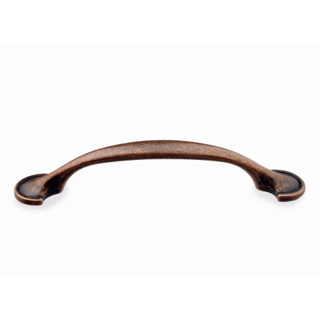  P88433/96AC 3-3/4" inch (96mm) Beautiful Vintage Antique Copper Kitchen Cabinet Pull Handle Closet Wood Door Pull handle Cabinet Door Decorative Hardware Home Decor Cabinet Furniture Pull Drawer Handle Cupboard Pull