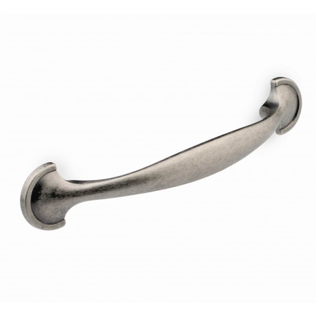  P88433/96AP 3-3/4" inch (96mm) Beautiful Vintage Classic Elegent Style Design Antique Pewter Kitchen Cabinet Pull Handle Closet Wood Door Pull handle Cabinet Door Decorative Hardware Home Decor Cabinet Furniture Pull Drawer Handle Cupboard