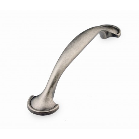  P88433/96AP 3-3/4" inch (96mm) Beautiful Vintage Classic Elegent Style Design Antique Pewter Kitchen Cabinet Pull Handle Closet Wood Door Pull handle Cabinet Door Decorative Hardware Home Decor Cabinet Furniture Pull Drawer Handle Cupboard