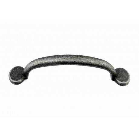  P88493/96IG 3-3/4"inch (96mm) Beautiful Vintage Weathered Iron Gray Kitchen Cabinet Pull Handle Closet Wood Door Pull handle Cabinet Door Decorative Hardware Home Decor Cabinet Furniture Pull Drawer Handle Cupboard Pull
