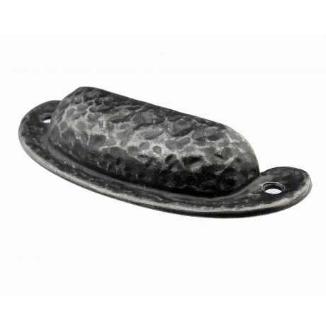  P88680/83IG 3-1/4" inch (83mm) Beautiful Vintage Weathered Iron Gray Kitchen Cabinet Pull Handle Closet Wood Door Pull handle Cabinet Door Decorative Hardware Home Decor Cabinet Furniture Pull Drawer Handle Cupboard Pull
