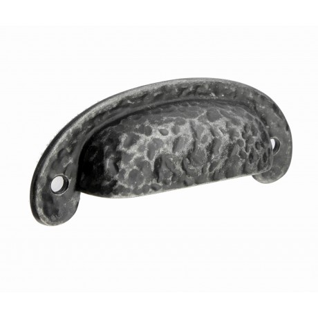  P88680/83IG 3-1/4" inch (83mm) Beautiful Vintage Weathered Iron Gray Kitchen Cabinet Pull Handle Closet Wood Door Pull handle Cabinet Door Decorative Hardware Home Decor Cabinet Furniture Pull Drawer Handle Cupboard Pull