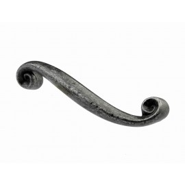  P88693/96IG 3-3/4"inch (96mm) Beautiful Vintage Weathered Iron Gray Kitchen Cabinet Pull Handle Closet Wood Door Pull handle Cabinet Door Decorative Hardware Home Decor Cabinet Furniture Pull Drawer Handle Cupboard Pull