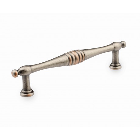 P88725/96ARS  Beautiful Vintage Aged Victorian Antique Ruby Silver Kitchen Cabinet Pull Handle Closet Wood Door Pull handle Cabinet Door Decorative Hardware Home Decor Cabinet Furniture Pull Drawer Handle Cupboard Pull