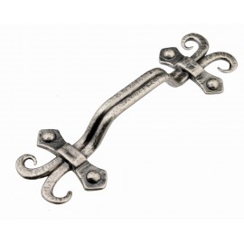  P88755/96AP 3-3/4" inch (96mm) Beautiful Vintage Classic Elegent Style Design Antique Pewter Kitchen Cabinet Pull Handle Closet Wood Door Pull handle Cabinet Door Decorative Hardware Home Decor Cabinet Furniture Pull Drawer Handle Cupboard 