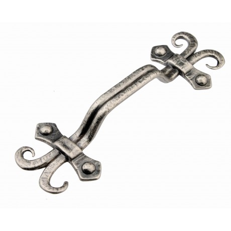  P88755/96AP 3-3/4" inch (96mm) Beautiful Vintage Classic Elegent Style Design Antique Pewter Kitchen Cabinet Pull Handle Closet Wood Door Pull handle Cabinet Door Decorative Hardware Home Decor Cabinet Furniture Pull Drawer Handle Cupboard 