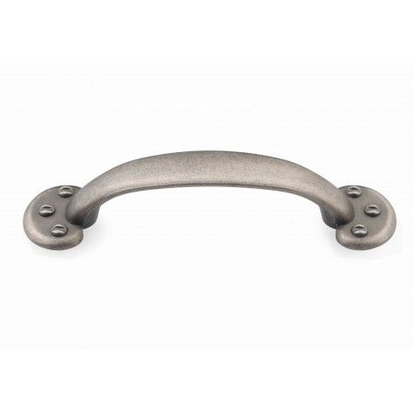  P88764/96AP 3-3/4" inch (96mm) Beautiful Vintage Classic Elegent Style Design Antique Pewter Kitchen Cabinet Pull Handle Closet Wood Door Pull handle Cabinet Door Decorative Hardware Home Decor Cabinet Furniture Pull Drawer Handle Cupboard 