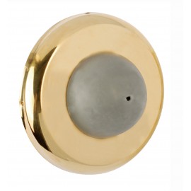  D1016/63PB Wall Door Stopper with rubber bumper, Wall Mounted Door Bumper, PB Finish Dia:2-1/2" inch 64mm Decorative Door Hardware Builders Hardware quick install Home Hardware Home Decor