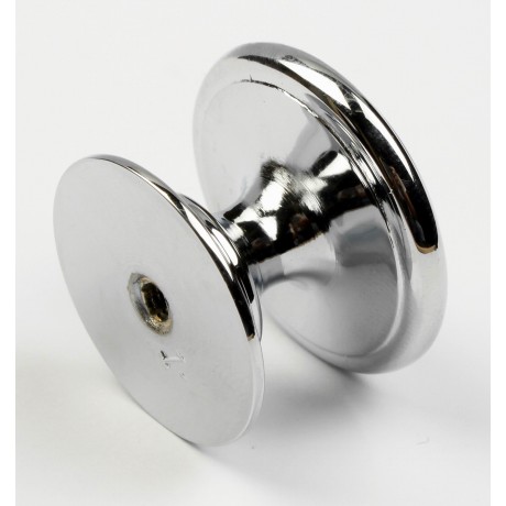  N140046/35CP 1-3/8" inch (35mm) CP Finish Chrome Plated Shining Bright Post-Modern design style Kitchen Cabinet Knob Handle Closet Wood Door Knob Cabinet Door Decoration Hardware Home Decor Furniture Handle Knob Drawer Knob Cupboard Knob